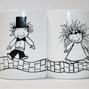 SET OF Children of the Inner Light Matching Mugs
